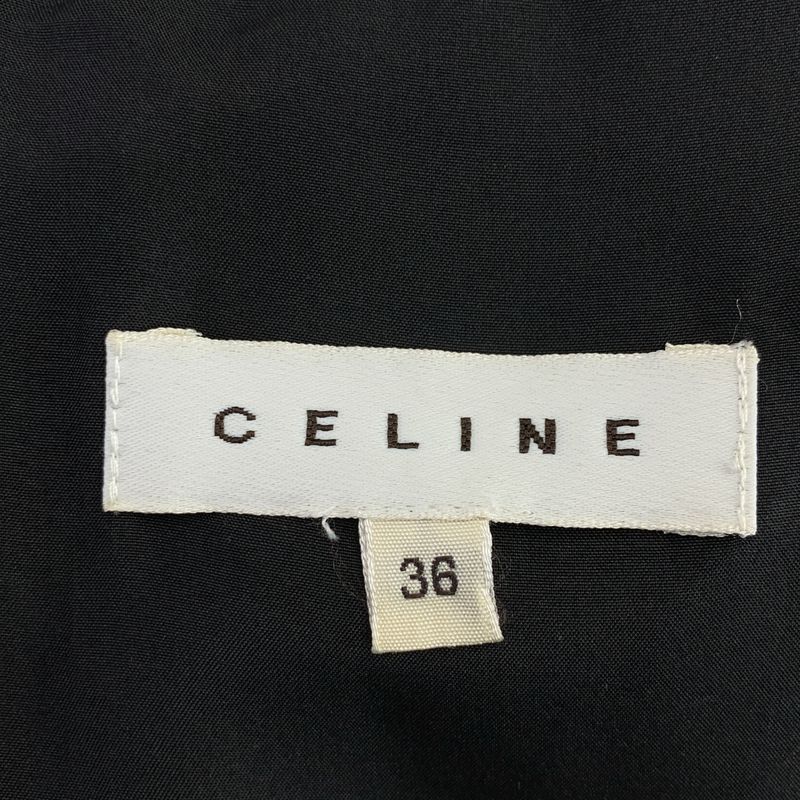 Celine Silk Pleated Layered Volume Dress 36 Gray