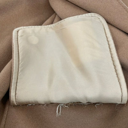 Dior Coat 9 M Light Brown Long Sleeve Shoulder Pad Autumn Winter