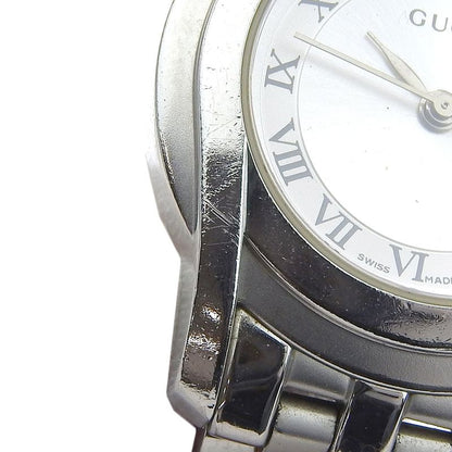 Gucci Stainless Steel Quartz Analog Display Silver Dial Watch