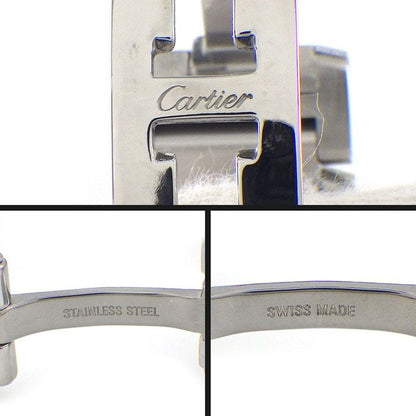 Cartier Watch Tank Francaise SM Square Blue Shell Dial Roman Index SS Quartz