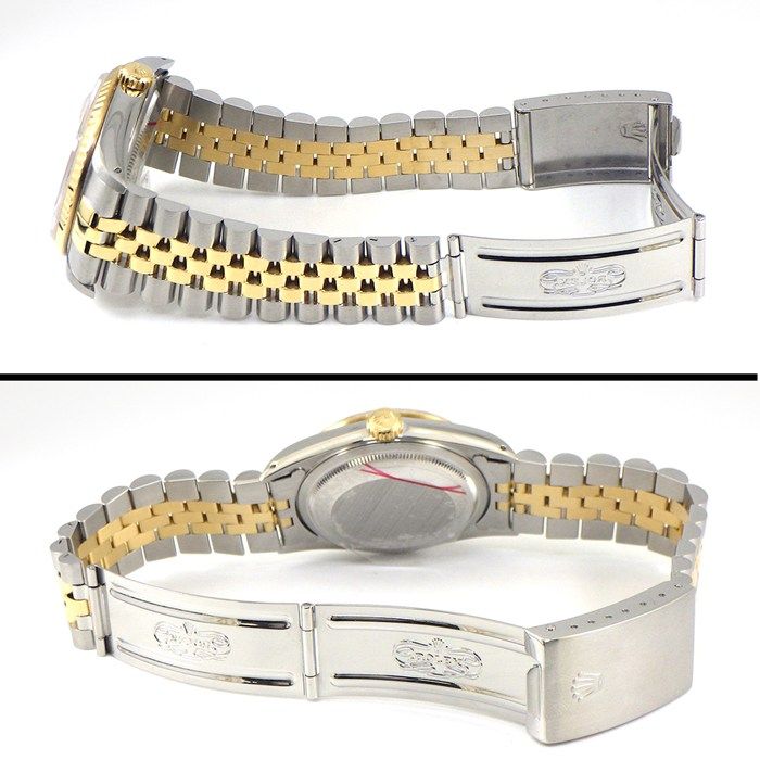 Rolex Watch Datejust No Date Luminous Hand Sunray Chien Pankara Dial Full Ted