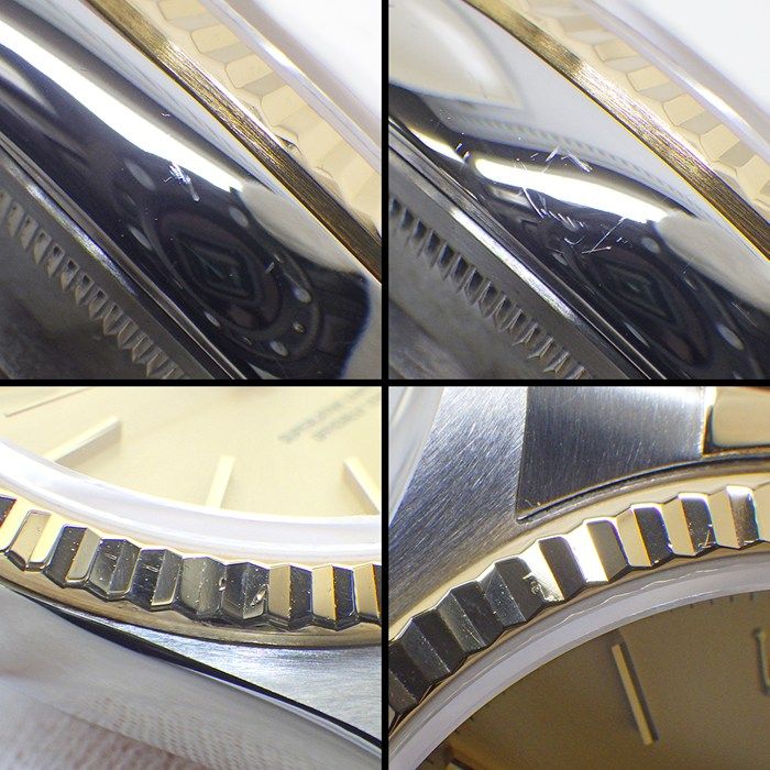 Rolex Watch Datejust No Date Luminous Hand Sunray Chien Pankara Dial Full Ted