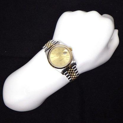 Rolex Watch Datejust No Date Luminous Hand Sunray Chien Pankara Dial Full Ted