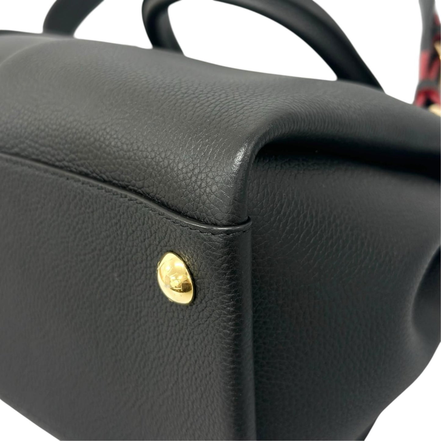 Louis Vuitton Astrid Handbag Leather Black 2-Way — view 8