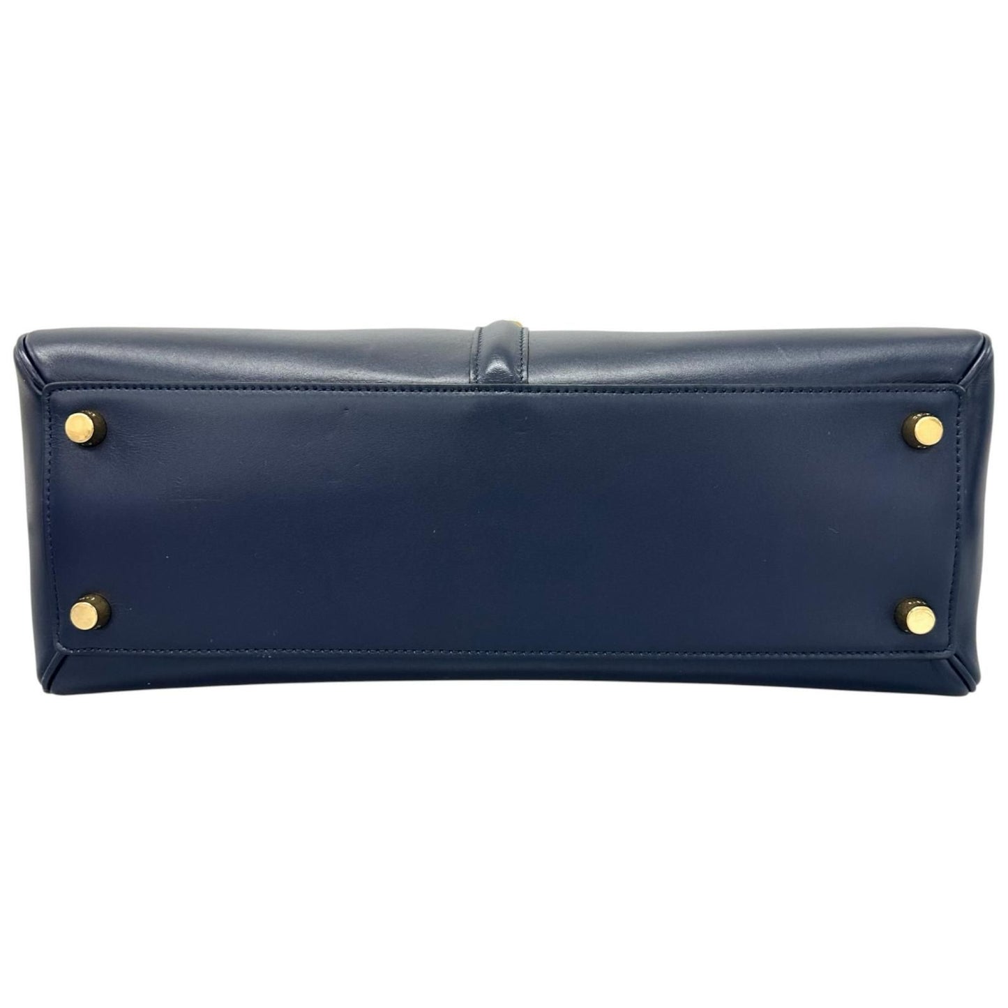 Celine Classic 16 Handbag Leather Blue 2-Way — view 4