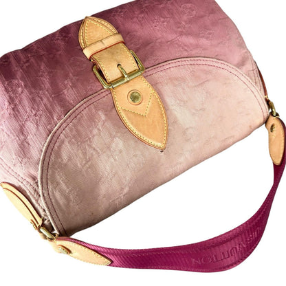 Louis Vuitton Sunray Handbag Monogram Denim Pink — view 5