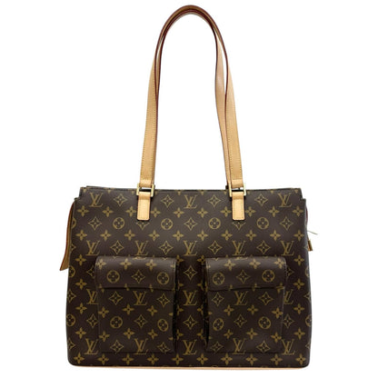 Louis Vuitton Handbag Monogram Canvas Brown