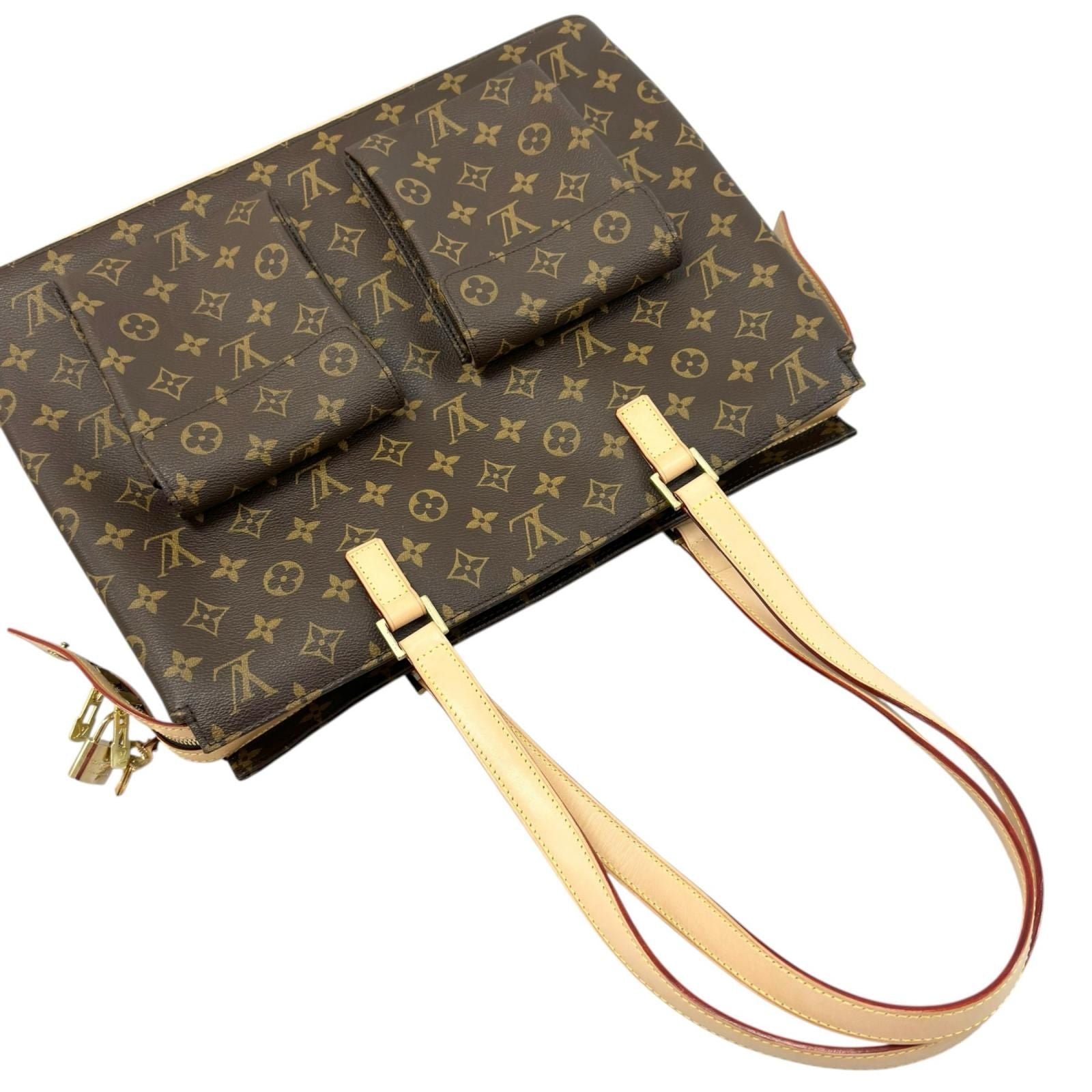 Louis Vuitton Handbag Monogram Canvas Brown — view 5