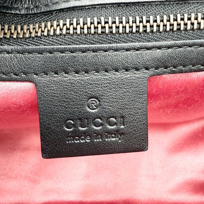 Gucci Shoulder Bag GG Marmont Quilted Small Chain Bijoux Crossbody Heart Velvet
