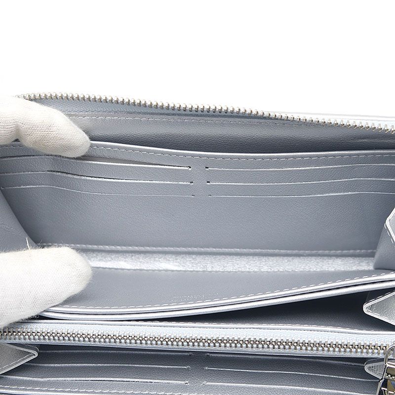 Louis Vuitton LV Ski Cousin Zippy Wallet Silver
