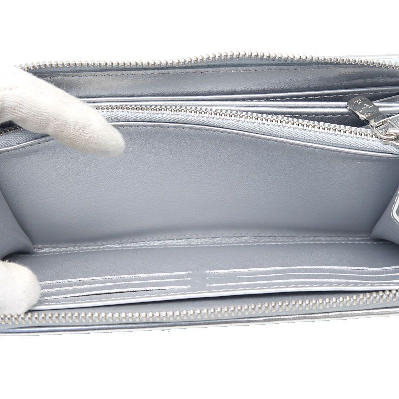Louis Vuitton LV Ski Cousin Zippy Wallet Silver