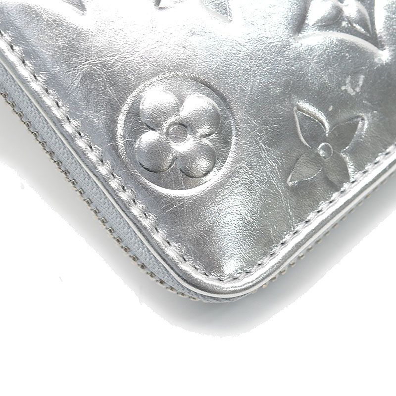 Louis Vuitton LV Ski Cousin Zippy Wallet Silver