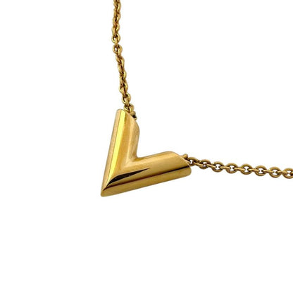Louis Vuitton Collier Essential Lou Necklace Gold