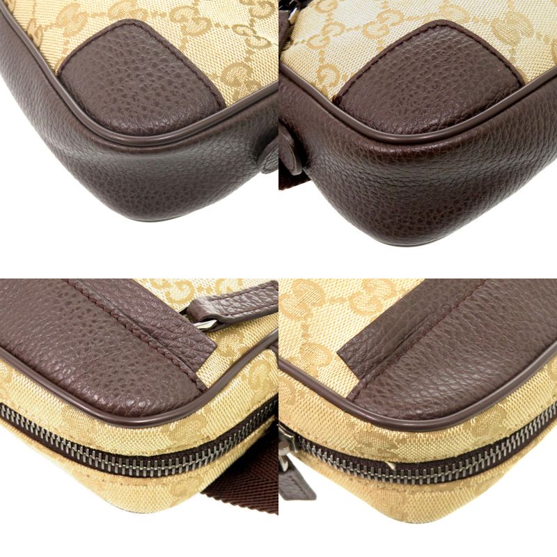 Gucci GG Canvas Beige Brown Belt Bag
