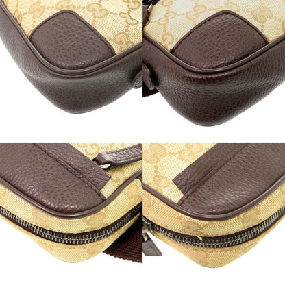 Gucci GG Canvas Beige Brown Belt Bag
