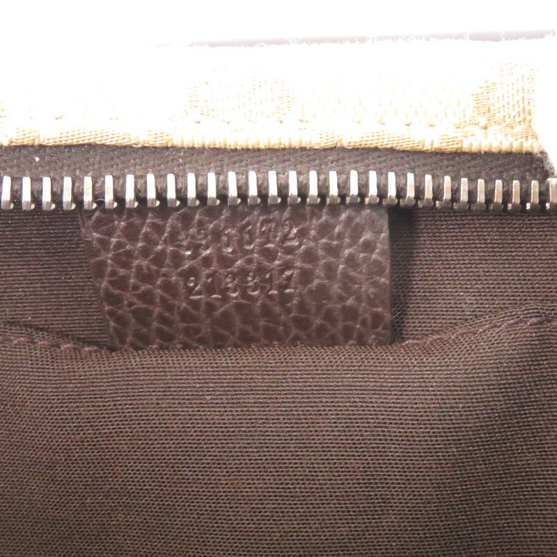 Gucci GG Canvas Beige Brown Belt Bag