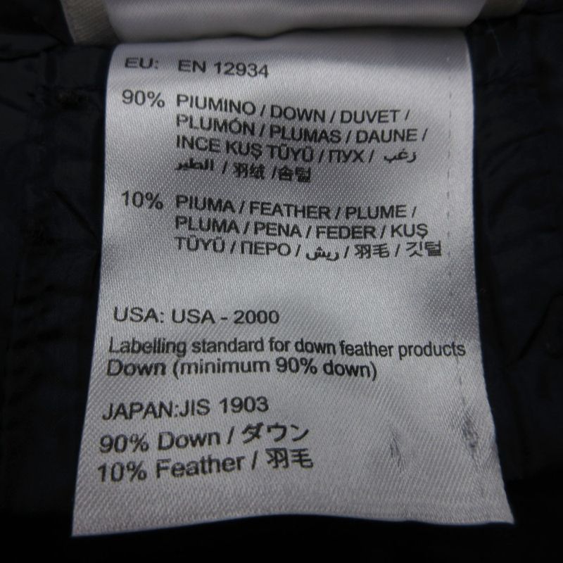 Moncler Down Jacket Lavedan Long Coat Navy