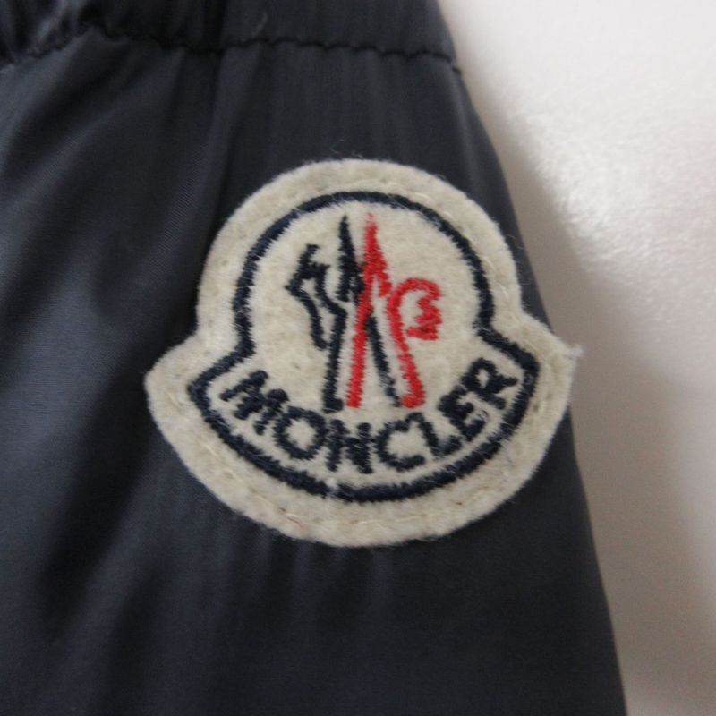 Moncler Down Jacket Lavedan Long Coat Navy