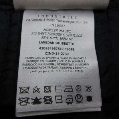 Moncler Down Jacket Lavedan Long Coat Navy