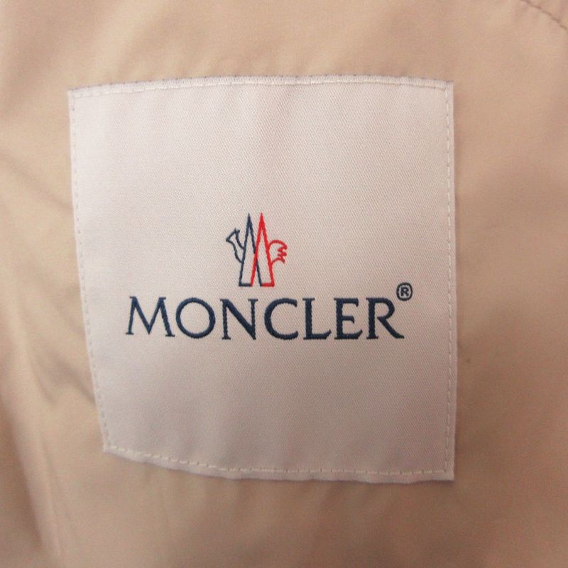 Moncler Down Jacket Courlis Quilted Lightweight Beige