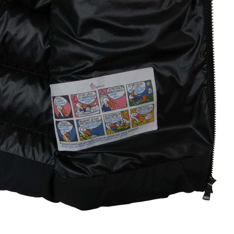 Moncler Down Vest Cardamine Zip Up Black