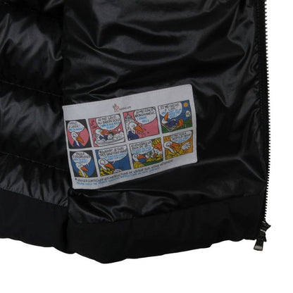 Moncler Down Vest Cardamine Zip Up Black