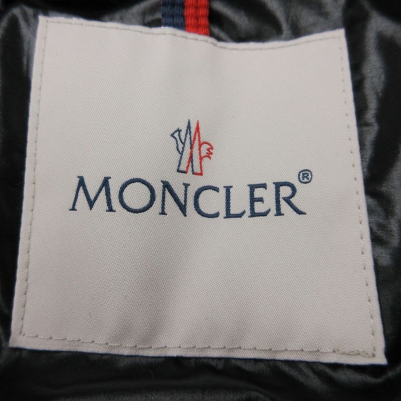 Moncler Down Vest Cardamine Zip Up Black