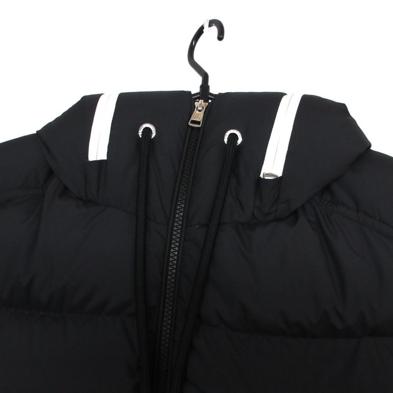 Moncler Down Vest Cardamine Zip Up Black