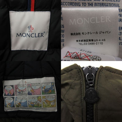 Moncler Down Jacket Ayrolle Tanuki Fur Short Length Khaki
