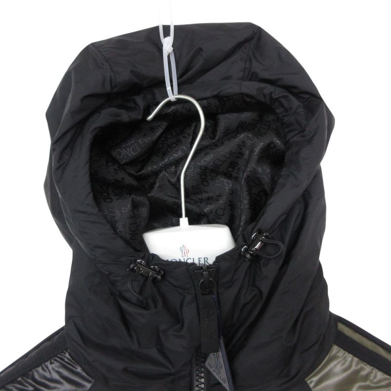 Moncler Down Jacket Genius Adidas Balzers Khaki