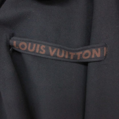 Louis Vuitton Poncho Monogram Hooded Wrap Cape Coat Black
