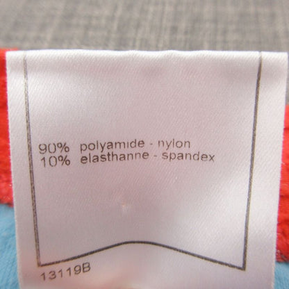 Chanel Short Sleeve T-Shirt Sports Line CC Logo Pile Neck Short Top Light Blue