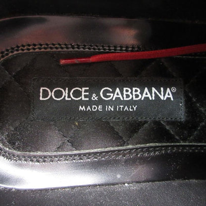 Dolce & Gabbana Dress Shoes Leather Oxford Up Studded Graphic Paint Shackle 7.5