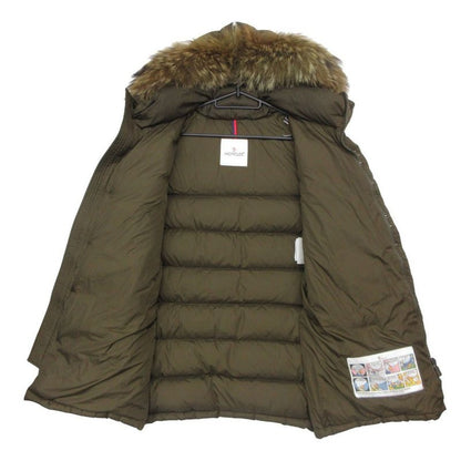 Moncler Down Jacket Cluny Coat Short Koyo Tefa Hooded Khaki