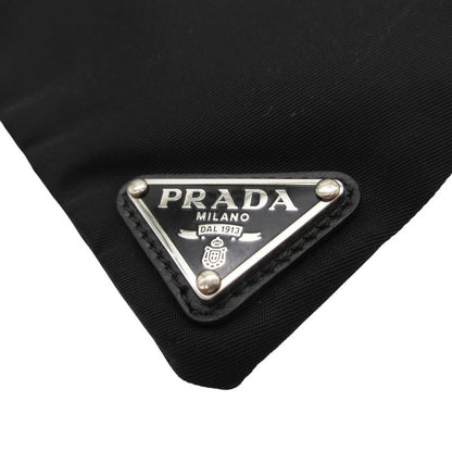 Prada Re-Nylon Tessuto Nylon Triangle Logo Pet Collar Black