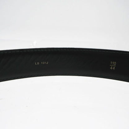 Louis Vuitton Belt Ceinture Classic Taiga Gold Silver Dark Green 110 44
