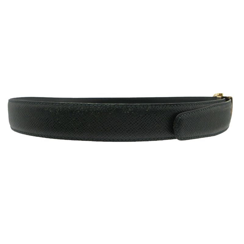 Louis Vuitton Belt Ceinture Classic Taiga Gold Silver Dark Green 110 44