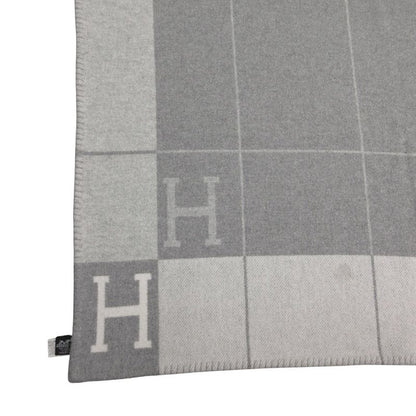 Hermes Avalon II Wool Cashmere 135 170 Gray 