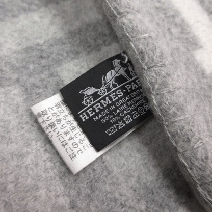 Hermes Avalon II Wool Cashmere 135 170 Gray 