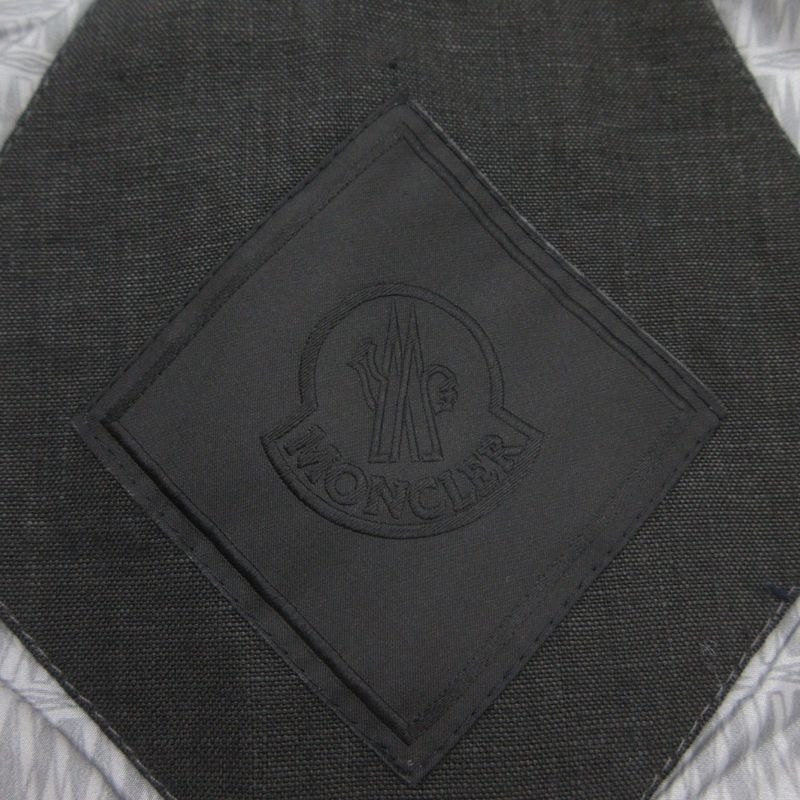 Moncler White Mountaineer Ring Down Vest Thomson Gilet Zip Up All Over Pattern