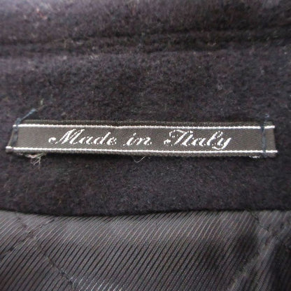 Fendi Duffel Coat Melton Wool Knee Length Long Black
