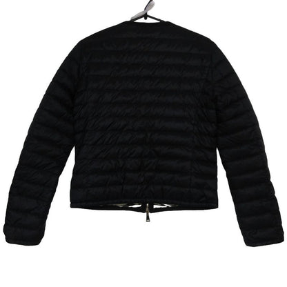 Moncler Down Jacket Miel Giubbotto Reversible Zip Up Zebra Pattern Black