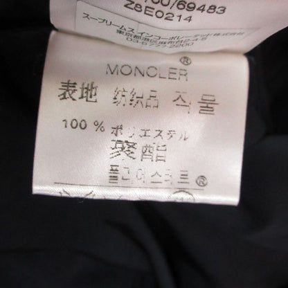 Moncler Trench Coat Nylon Mid Length Dark Navy