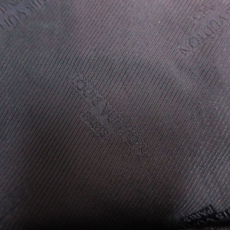 Louis Vuitton Jacket Silk Logo All Over Pattern Outer Zip Up Black