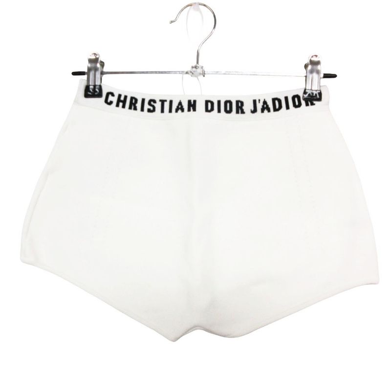 Dior Set Logo Knit Bra Top Inner Wear Top Pants Set White