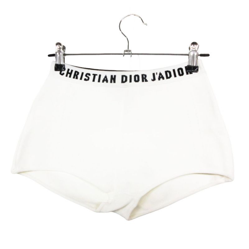 Dior Set Logo Knit Bra Top Inner Wear Top Pants Set White