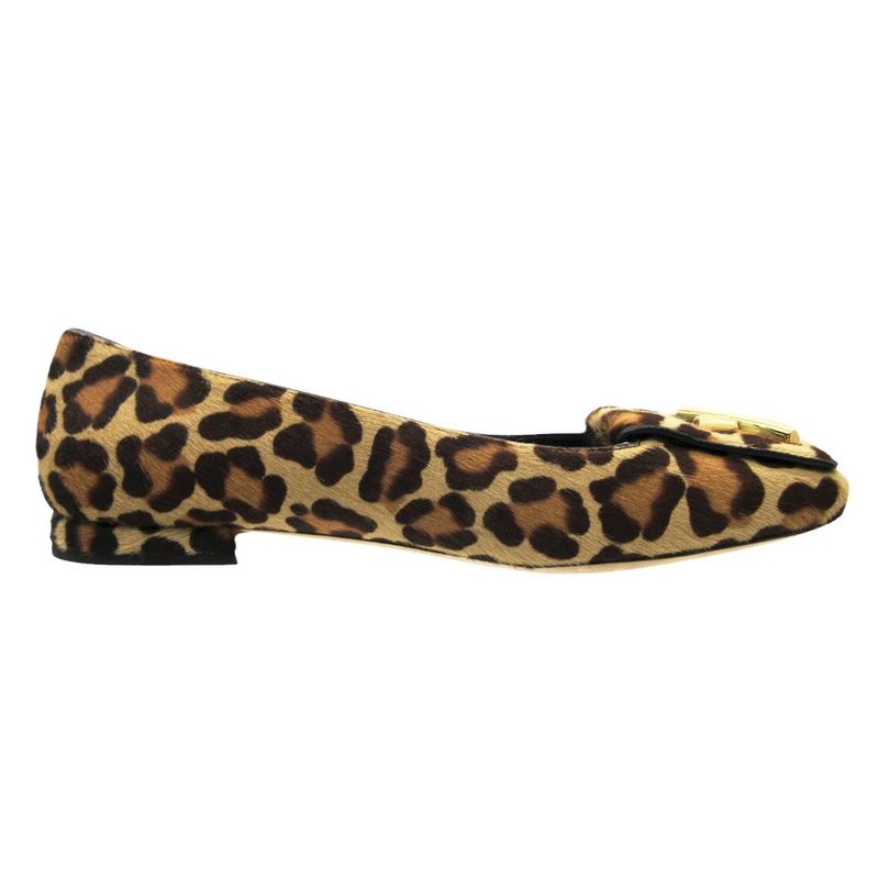 Louis Vuitton Ballet Shoes Shake Line Ballerina Calf Hair Leopard Print Lvlogo
