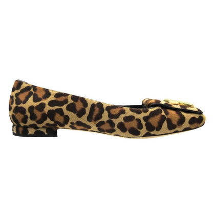 Louis Vuitton Ballet Shoes Shake Line Ballerina Calf Hair Leopard Print Lvlogo