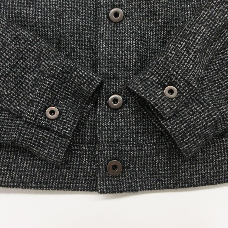 Miu Miu Vintage Archive Jacket Tracker Y2k Houndstooth Pattern Gray