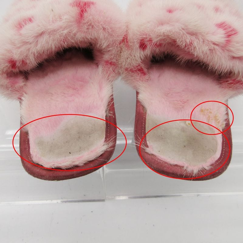 Louis Vuitton Mule LV Suit Line Slippers Monogram Shoes Mink Pink